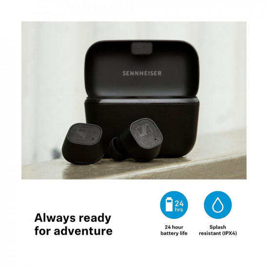 Sennheiser New ANC CX Plus SE True Wireless in Ear Earbuds Special Edition, Bluetooth Headphone with Mic for Music & Calls, Customizable Touch Controls and 24-Hour Battery Life, Matte Black