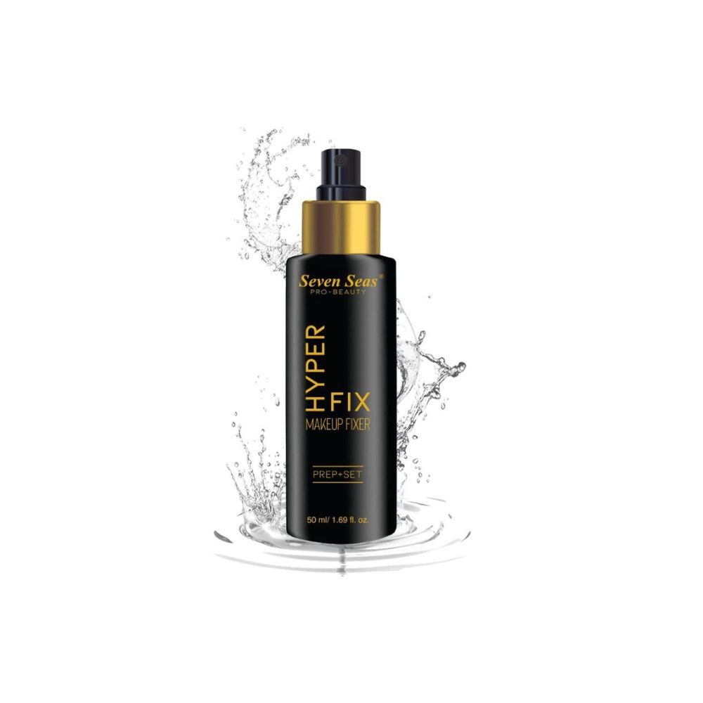 Seven Seas Mist & Fix Makeup Fixer Prime + Correct + Set 12Hrs (Sparkle) Not For Daily Use