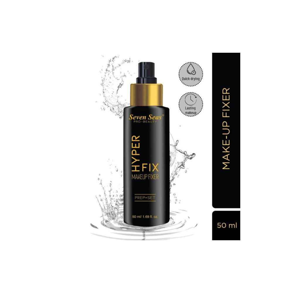Seven Seas Mist & Fix Makeup Fixer Prime + Correct + Set 12Hrs (Sparkle) Not For Daily Use