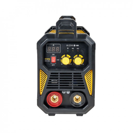 Shakti Technology MMA-200G Inverter ARC Compact Welding Machine (IGBT) 200A with Hot Start and Anti-Stick Functions - 1 Year Warranty, Metal, Multicolor