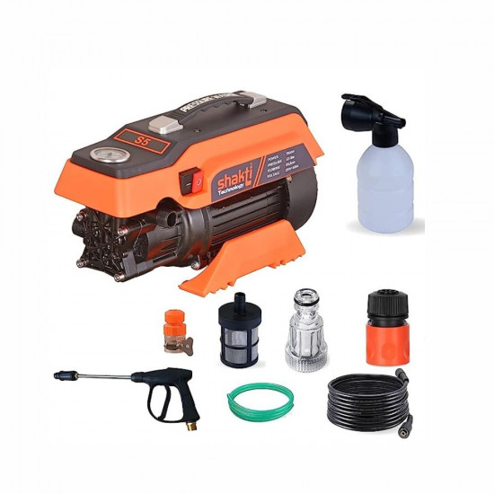 Shakti Technology S5 High Pressure Car Washer Machine 1900 Watts and Pressure 125 Bar with 10 Meter Hose Pipe