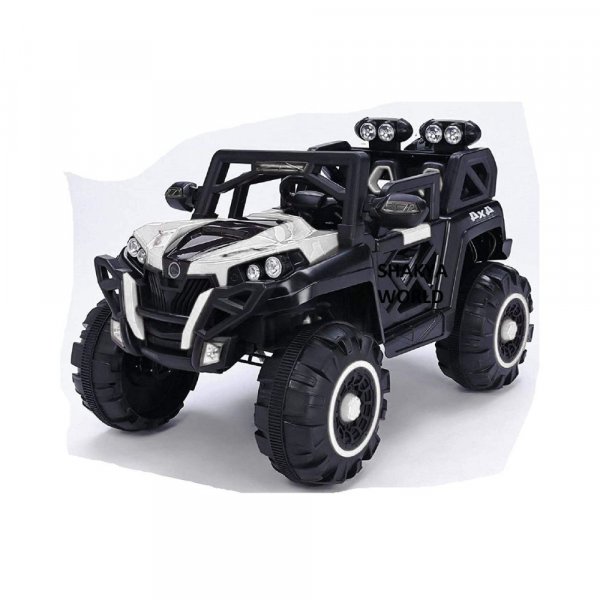 SHAKYA WORLD 4X4 1188 12v Rechargeable Battery Operated Ride on Off Roader Jeep for Kids, 2-8 Years, Off White