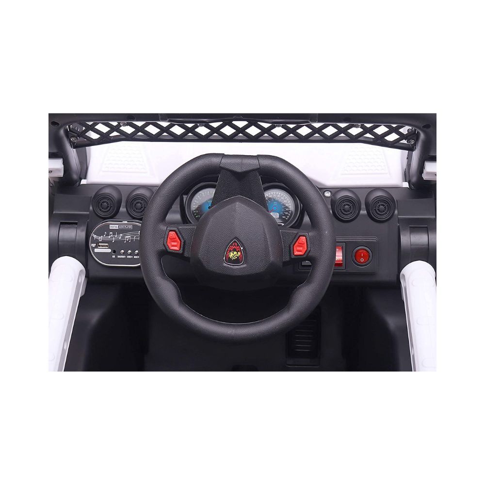 SHAKYA WORLD Hawk Battery Car Jeep for 1 to 7 Years Kids/Children with Mobile Application Control