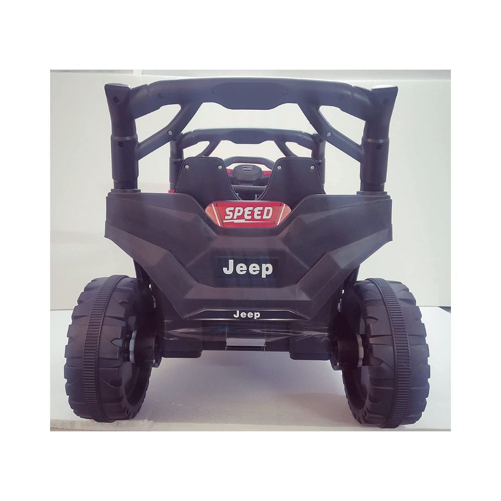 SHAKYA WORLD QUTE Giant Battery Operated Rechargeable Ride on Off-Roader Jeep for Kids with Remote Control, 1 to 4 Years, White