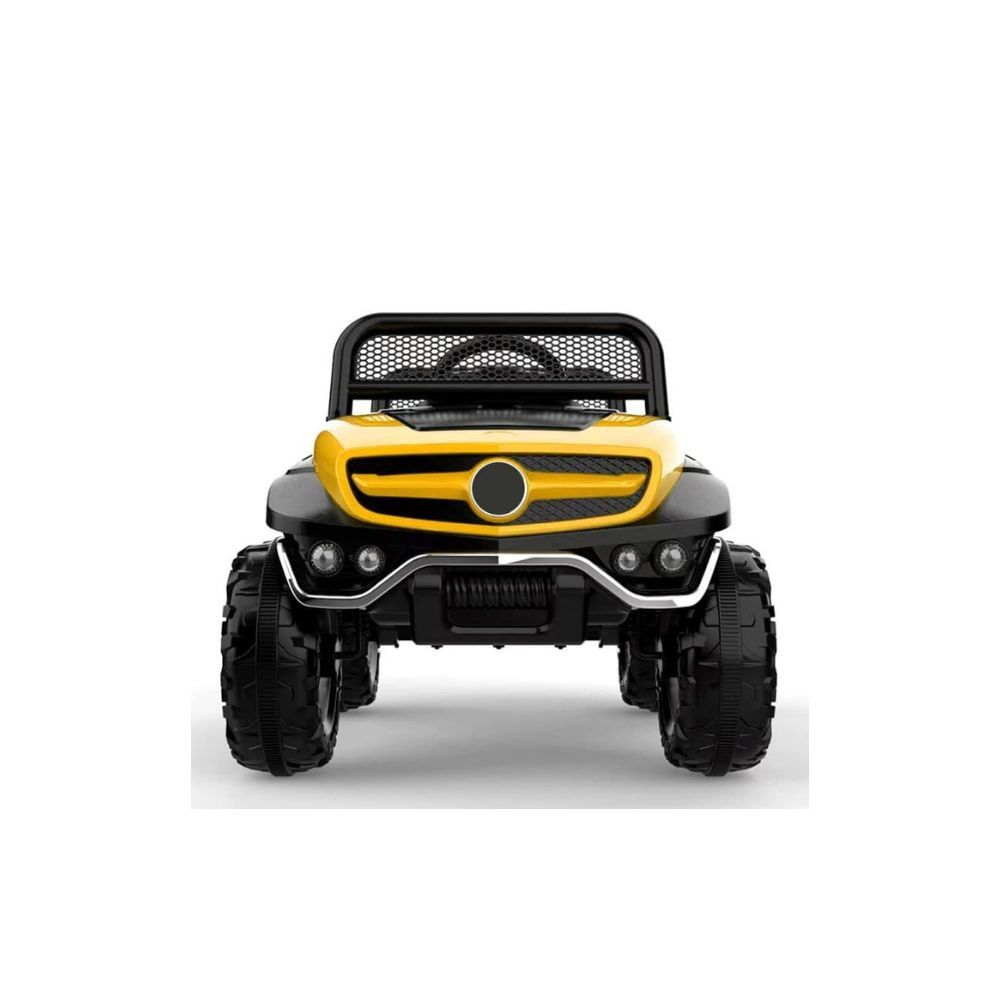 SHAKYA WORLD Super 4MX Sports Car for Kids, 1-4 Years, Yellow