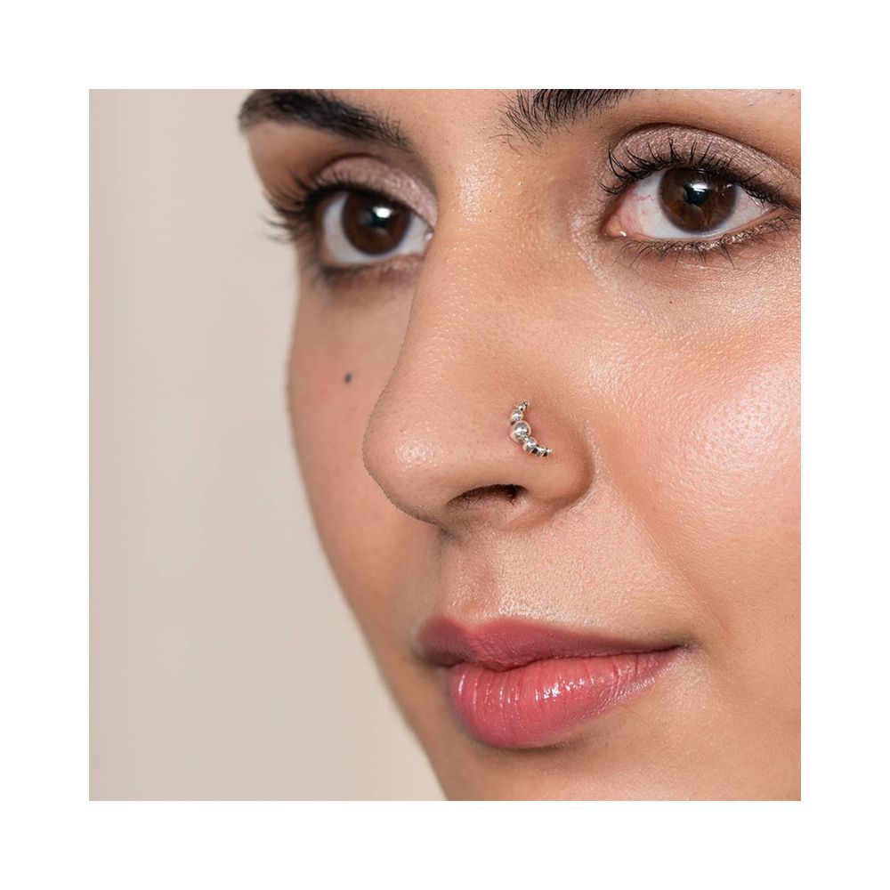 Shaya by CaratLane A Shooting Star Nose Pin in 925 sterling silver