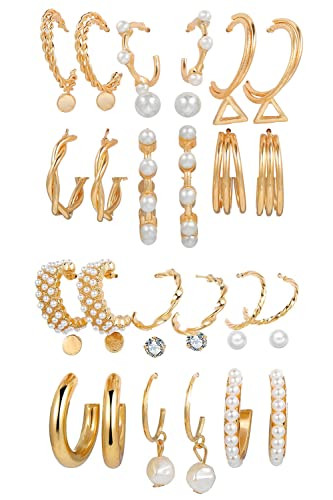 Dangling Earrings Combo Set - Shri Krishna Pearls