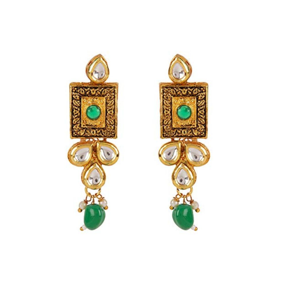 Shining Diva Fashion Latest Choker Design Traditional Kundan Necklace Jewellery Set for Women