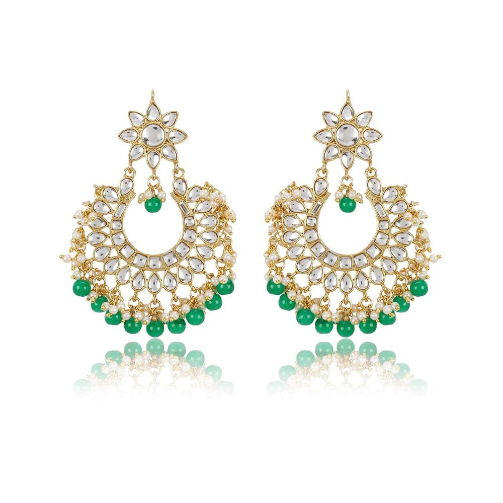 Shining Diva Fashion Latest Stylish Kundan Choker Wedding Party Traditional Necklace Jewellery Set for Women