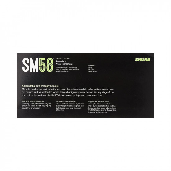 Shure SM58S Vocal Microphone (with On/Off Switch)
