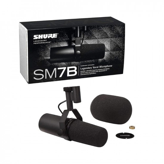 Shure SM7B Cardioid Vocal Dynamic Microphone