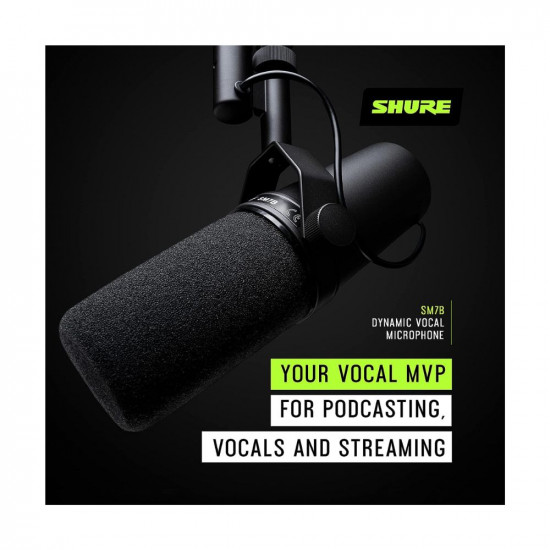 Shure SM7B Cardioid Vocal Dynamic Microphone