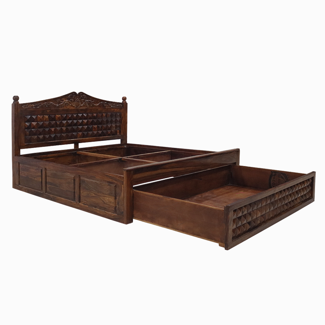 AARAM By Zebrs Furniture House Double Bed with Box Storage