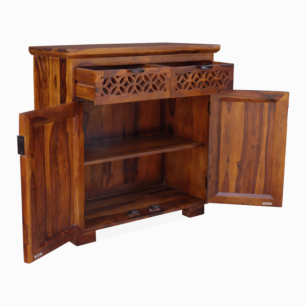 Aaram By Zebrs Storage Wooden Cabinet with Drawer