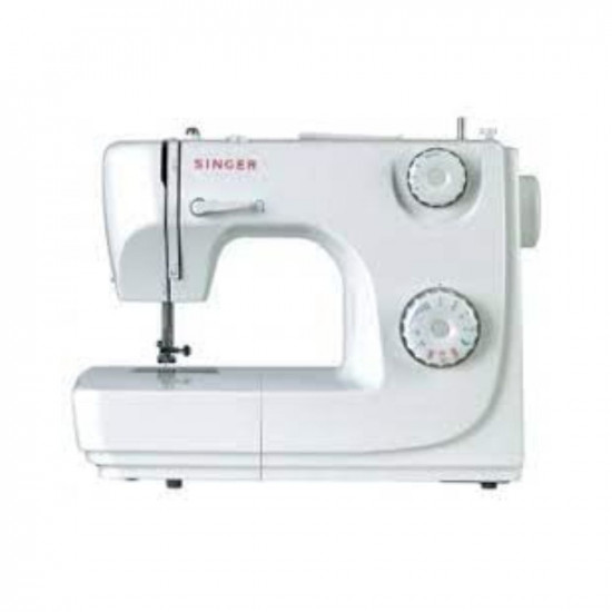 Singer FM 8280 Motorised Automatic Zig-Zag Electric Sewing Machine, 7 Built-in Stitches, 24 Stitches Functions, Automatic Needle Threader (White)
