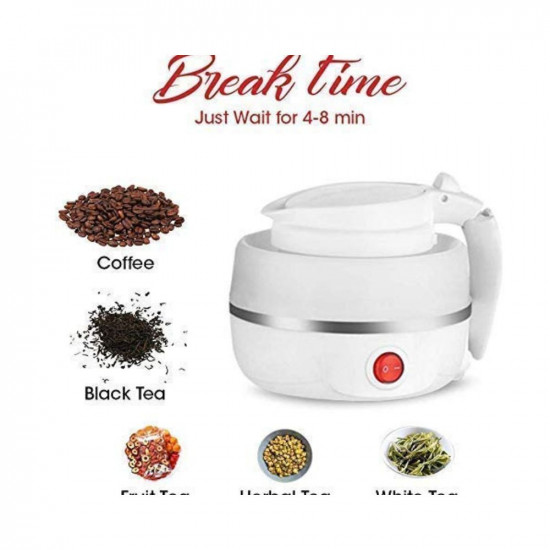 SKADIOO Electric Kettle Hot Water Kettle 600-Watt Portable kettle for Travel Foldable Kettle for Hot waterTea kettle For instant Tea  Coffee Maker  kettle for office desk color may vary