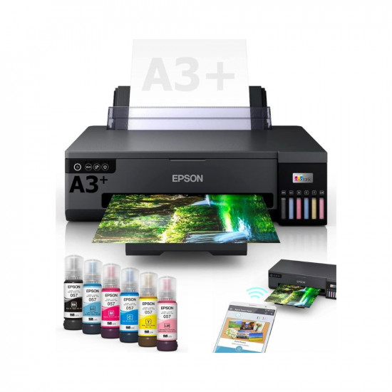 SOFT TECH A3+ Borderless EcoTank L18050 | 6 Color Printer | 3D Printer | (with EPSON Ink) | 2023 Model