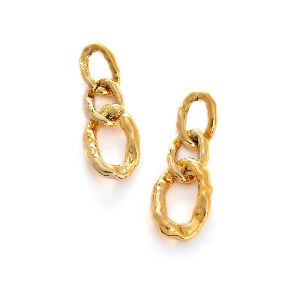 SOHI Designer Gold Drop Earrings for Women & Girls , jewellery for women