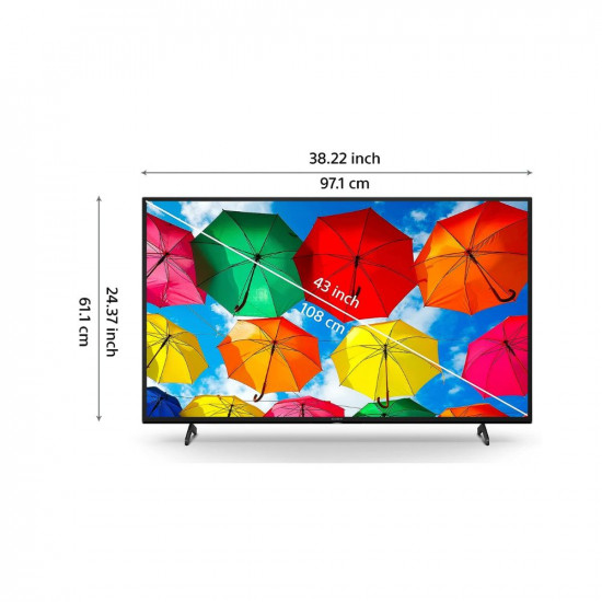 Sony Bravia 108 cm 43 inches 4K Ultra HD Smart LED Google TV KD 43X74K Black