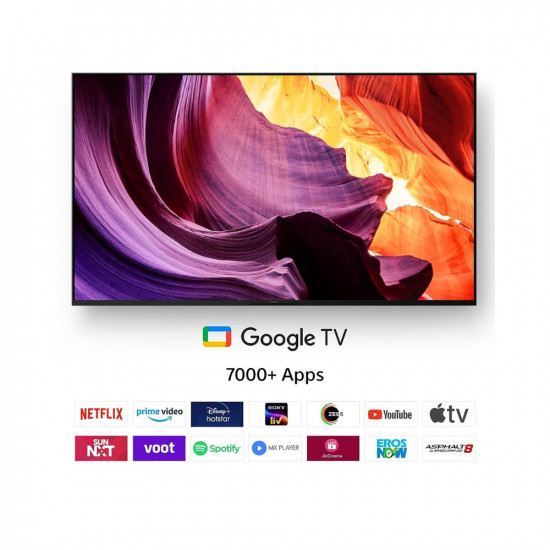 Sony Bravia 139 cm (55 inches) 4K Ultra HD Smart LED Google TV KD-55X80K (Black)
