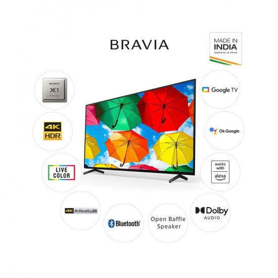 Sony Bravia 164 cm (65 inches) 4K Ultra HD Smart LED Google TV KD-65X74K (Black)