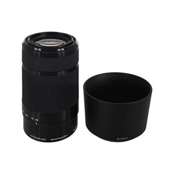 Sony E Mount E 55 210 Mm F4.5 6.3 OSS Aps-C Lens (Sel55210)|Zoom Lens|Nature&Sports Photography,Black