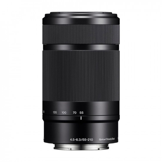 Sony E Mount E 55 210 Mm F4.5 6.3 OSS Aps-C Lens (Sel55210)|Zoom Lens|Nature&Sports Photography,Black
