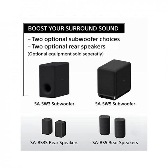 Sony HT-A3000 A Series Premium Soundbar 3.1ch 360 Spatial Sound Mapping surround sound Home theatre system with Dolby Atmos | Instant Bank Discount of INR 6000 on Select Prepaid transactions