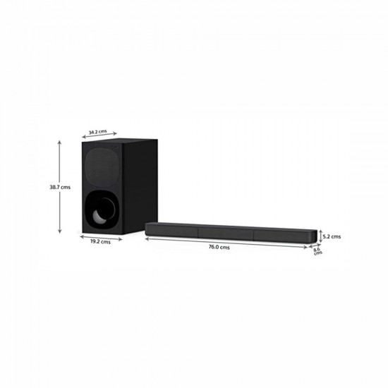 Sony HT S20R Real 5 1ch Dolby Digital Soundbar for TV with subwoofer and Compact Rear Speakers