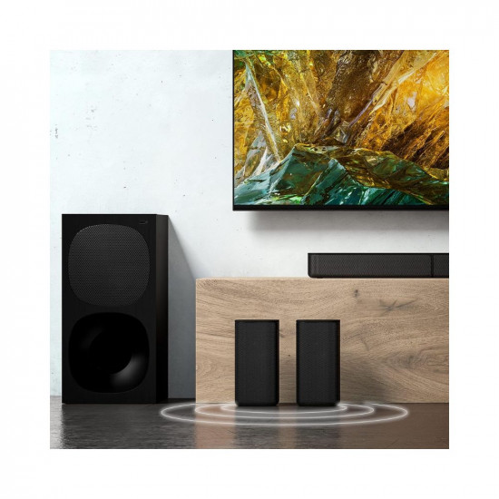 Sony HT-S20R Real 5.1ch Dolby Digital Soundbar for TV with subwoofer and Compact Rear Speakers, 5.1ch Home Theatre System (400W,Bluetooth & USB Connectivity, HDMI & Optical connectivity)