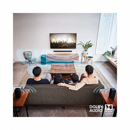 Sony HT S40R Real 5 1ch Dolby Audio Soundbar for TV with Subwoofer Wireless Rear Speakers