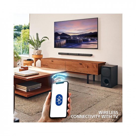 Sony HT-S40R Real 5.1ch Dolby Audio Soundbar for TV with Subwoofer & Wireless Rear Speakers, 5.1ch Home Theatre System
