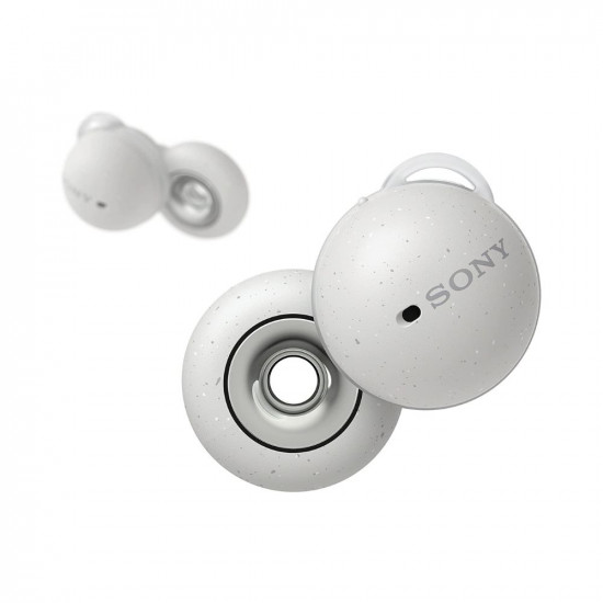 Sony LinkBuds WF-L900 Truly Wireless Bluetooth in Ear Earbuds, Open-Ring Design, Ambient Sound, 17.5 Hrs Battery, 360RA, Alexa Built-in -White