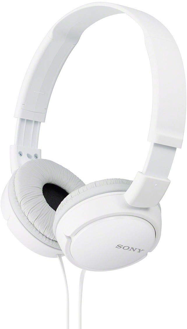 Sony MDR-ZX110A On Ear Stereo Wired Headphones White Without Mic