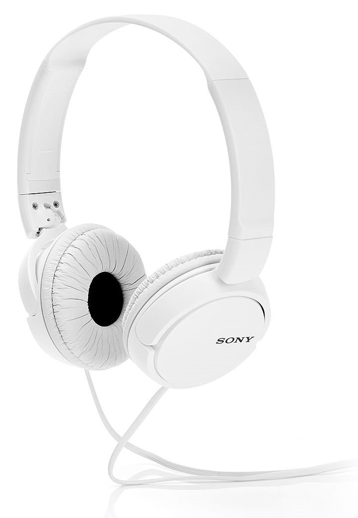 Sony MDR-ZX110A On Ear Stereo Wired Headphones White Without Mic