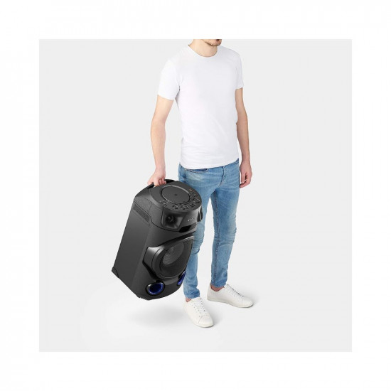 Sony MHC-V13 Wireless Portable Party Speaker with Bluetooth connectivity (Jet bass Booster,Karaoke/Guitar, USB, CD, Music Center app)