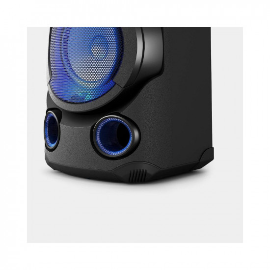 Sony MHC-V13 Wireless Portable Party Speaker with Bluetooth connectivity (Jet bass Booster,Karaoke/Guitar, USB, CD, Music Center app)