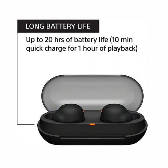 Sony WF C500 Truly Wireless Bluetooth Earbuds with 20Hrs Battery