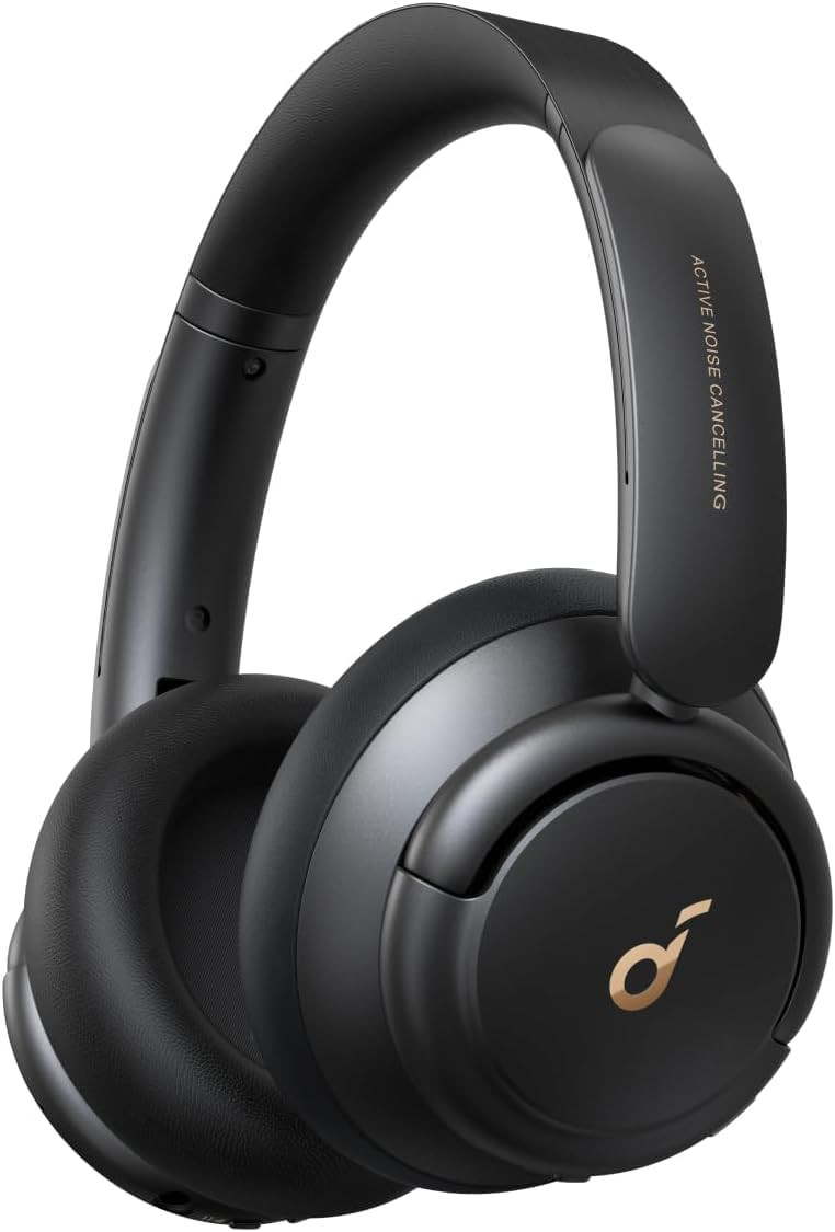 soundcore by Anker Life Q30 Hybrid Active Noise Cancelling Bluetooth Headphones with Multiple Modes Hi-Res Sound Custom Eq Via App 40H Playtime Comfortable Fit Multipoint Connection - Over Ear