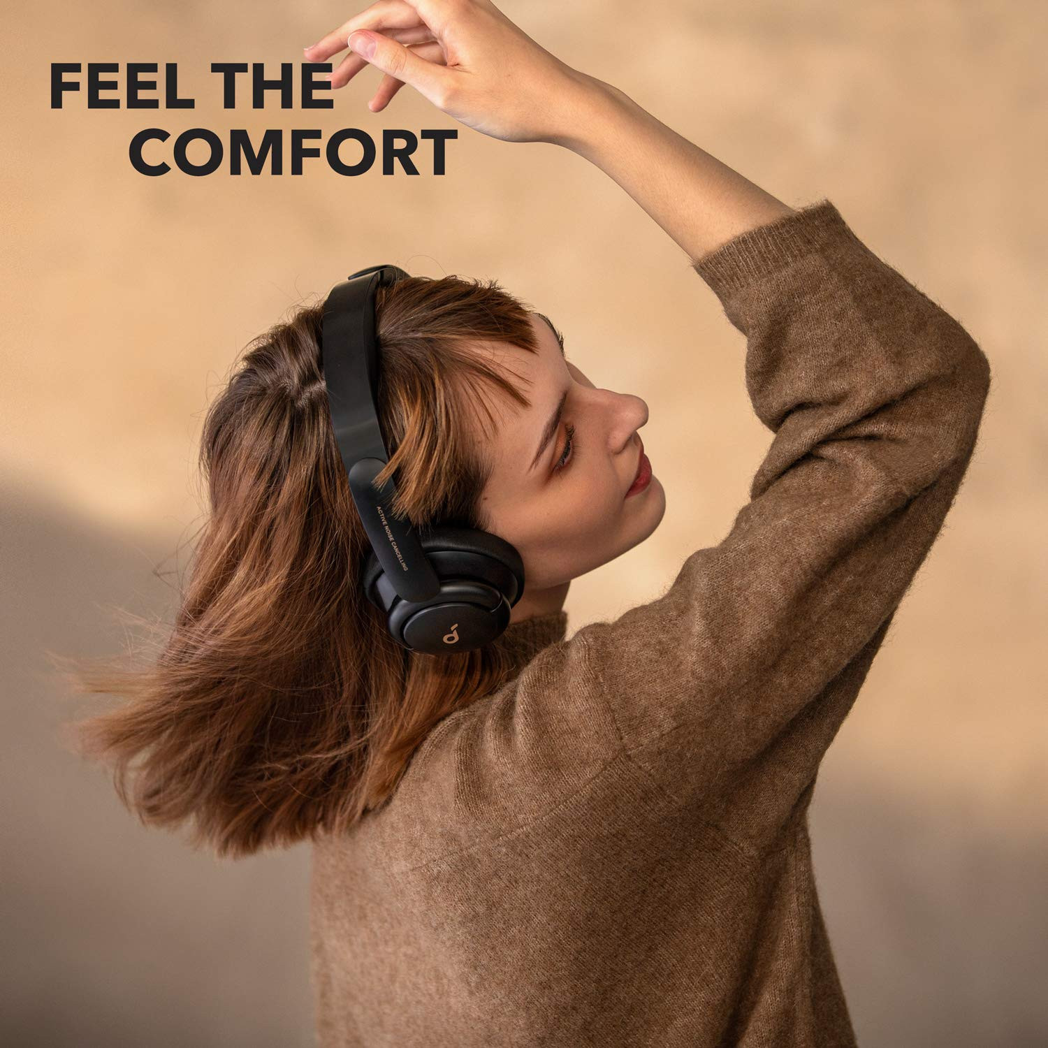 soundcore by Anker Life Q30 Hybrid Active Noise Cancelling Bluetooth Headphones with Multiple Modes Hi-Res Sound Custom Eq Via App 40H Playtime Comfortable Fit Multipoint Connection - Over Ear