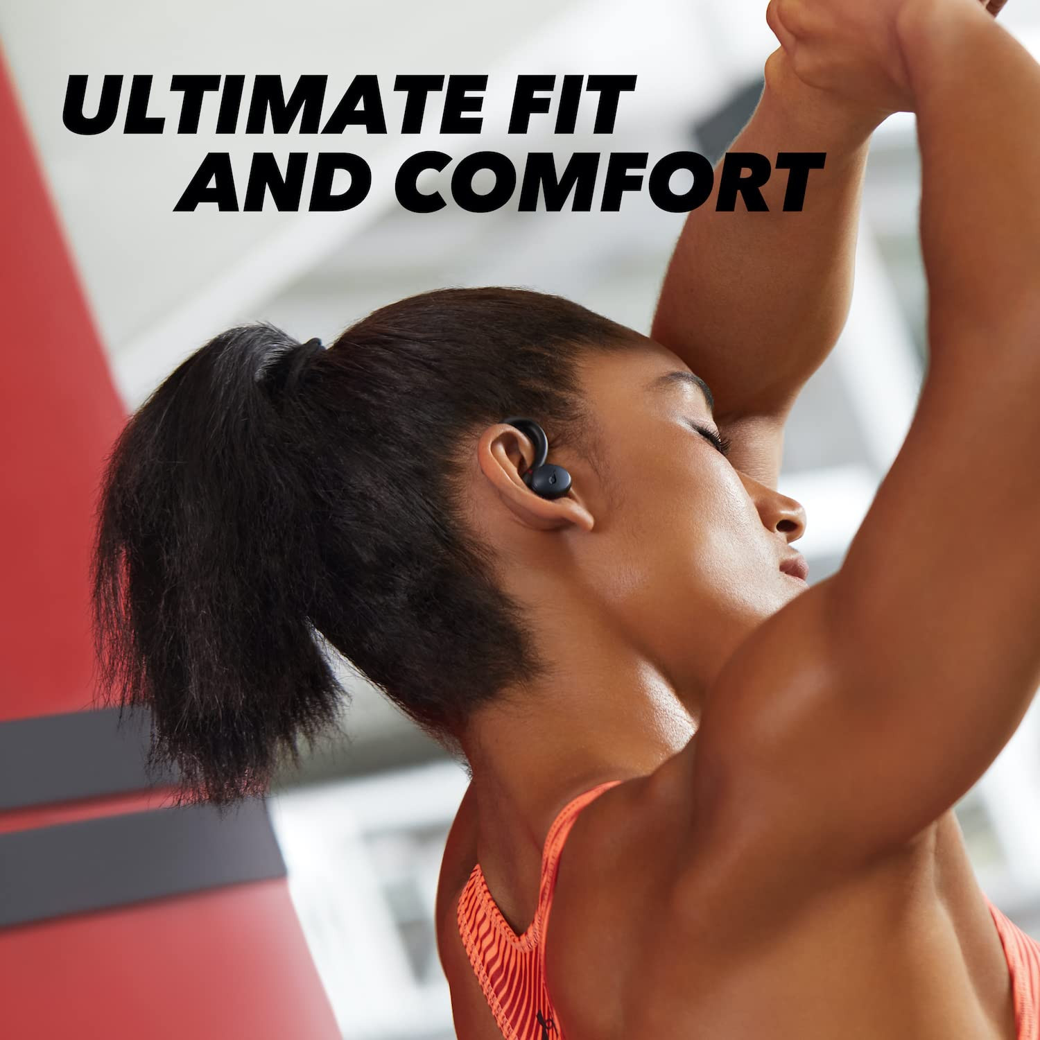 soundcore Sport X10 True Wireless Bluetooth Sport Earbuds Rotatable Over-Ear Hooks for Ultimate Comfort and Secure Fit Deep Bass IPX7 Waterproof Sweatproof Fast Charge App Gym Running