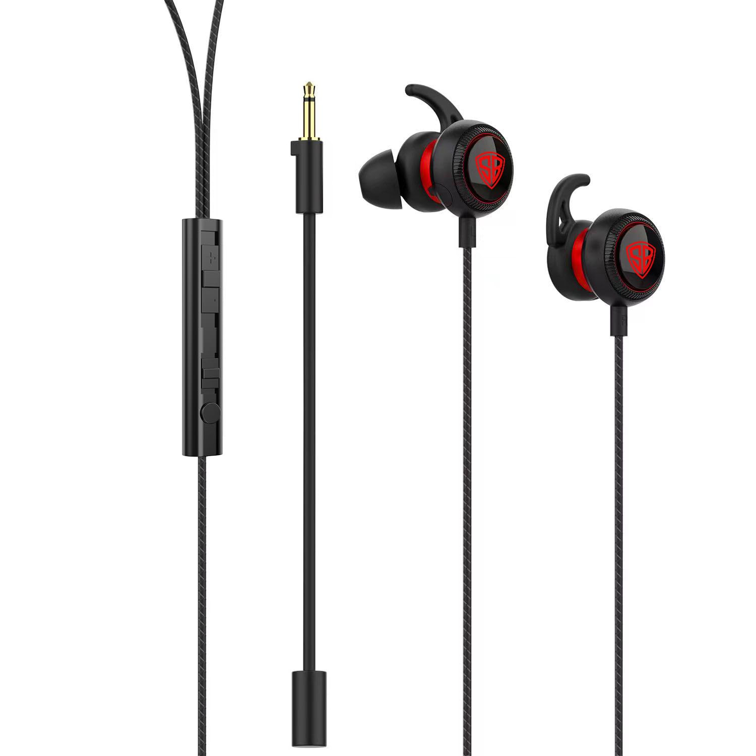 SpinBot BattleBudz C30 Wired in Ear Type C Gaming Earphone with Detachable Boom Mic 12mm Drivers  Dedicated Mic Mute Switch