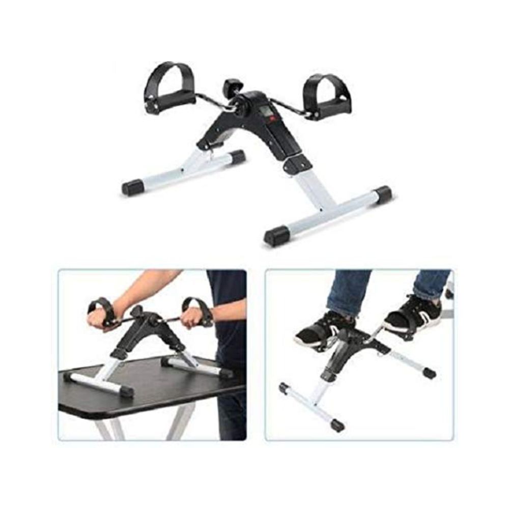 SPIRITUAL HOUSE Pedal Exerciser Portable Mini Bike, Non Skid Cycle Aid with Adjustable Footstraps