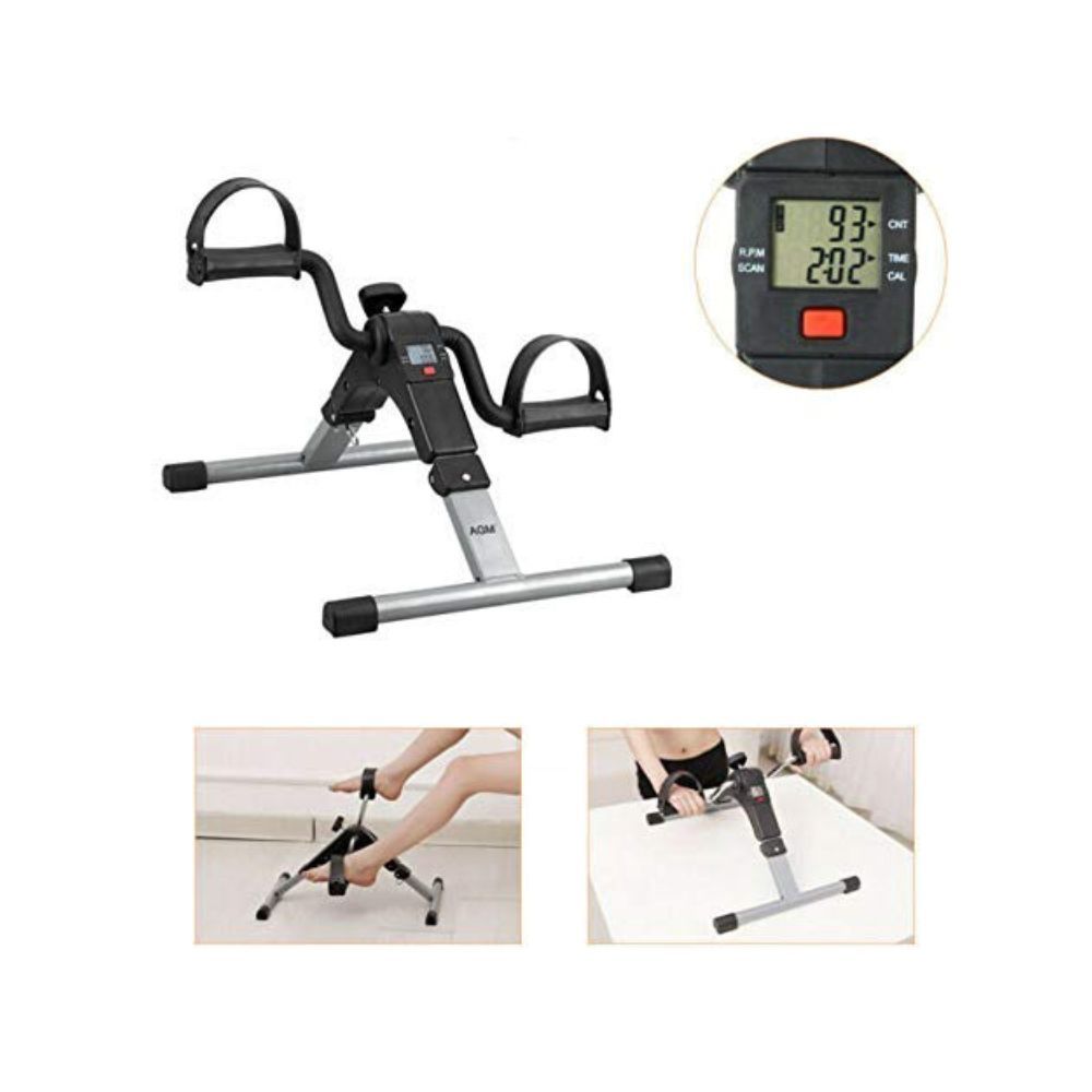SPIRITUAL HOUSE Pedal Exerciser Portable Mini Bike, Non Skid Cycle Aid with Adjustable Footstraps