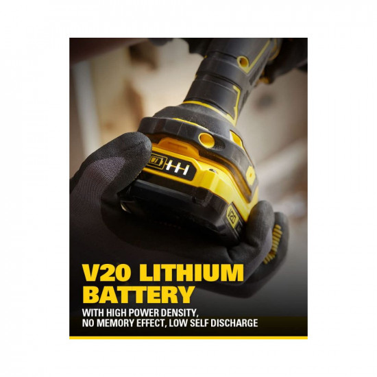 STANLEY FATMAX SBD715D2K-B1 20V 2.0Ah 13 mm Cordless Brushless Hammer Drill Machine With 2x2.0Ah Li-ion Batteries And 1pc Charger, 2 Speed Gearbox, 2 Years Warranty