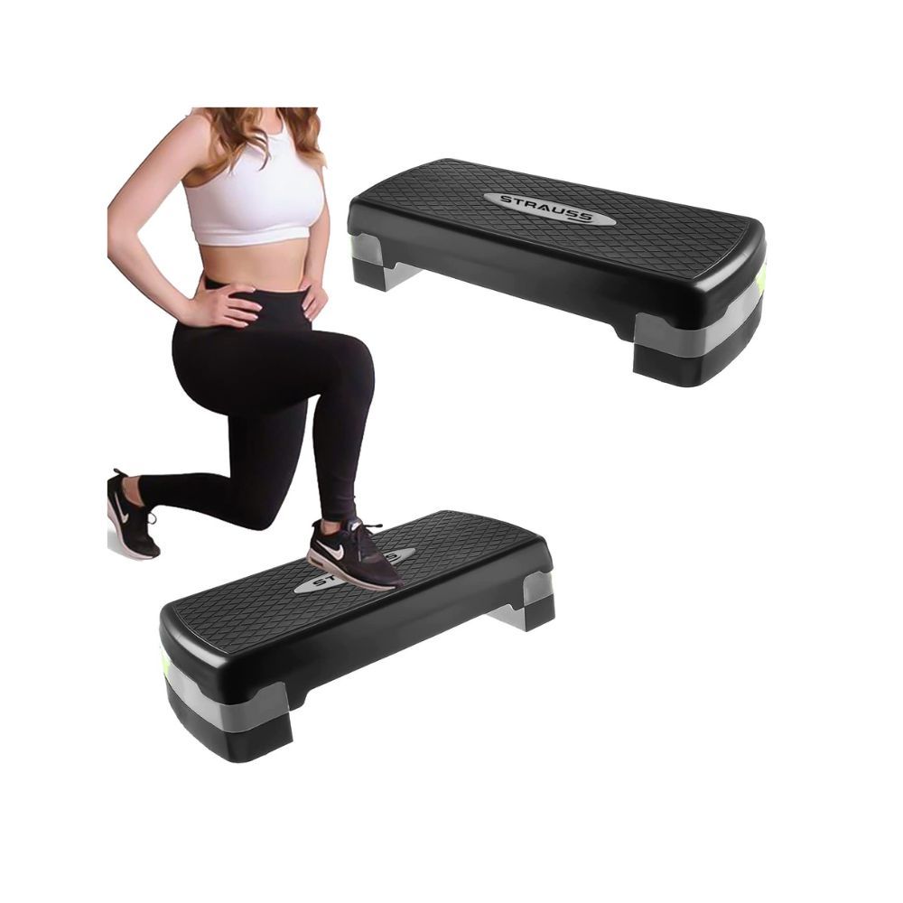 Strauss Aerobic Stepper, (Grey)
