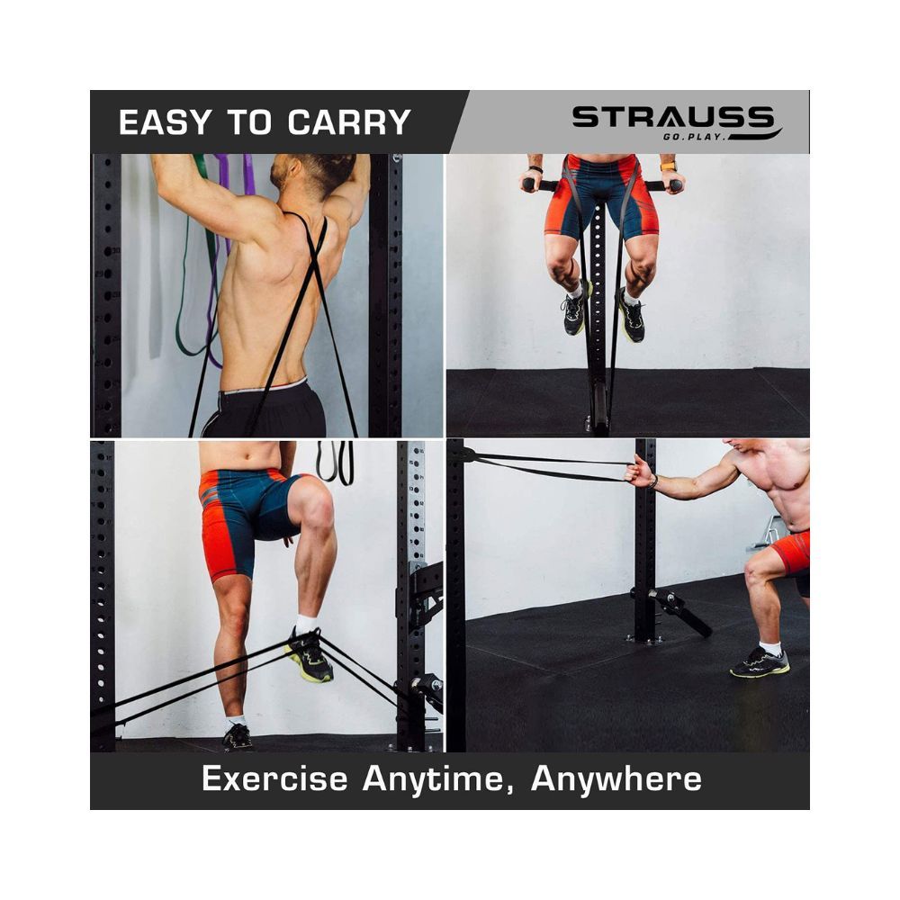 Strauss Resistance and Pull up Band for Chin Ups, (Yellow)