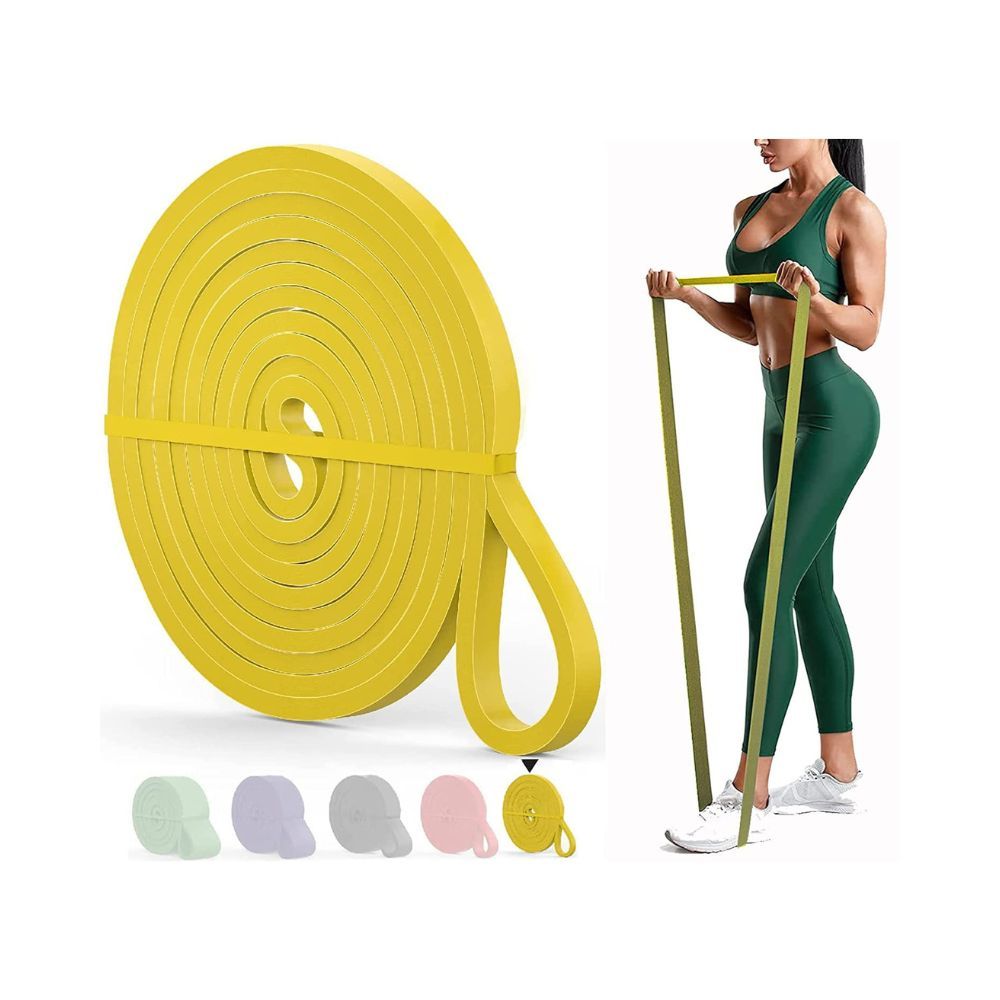 Strauss Resistance and Pull up Band for Chin Ups, (Yellow)