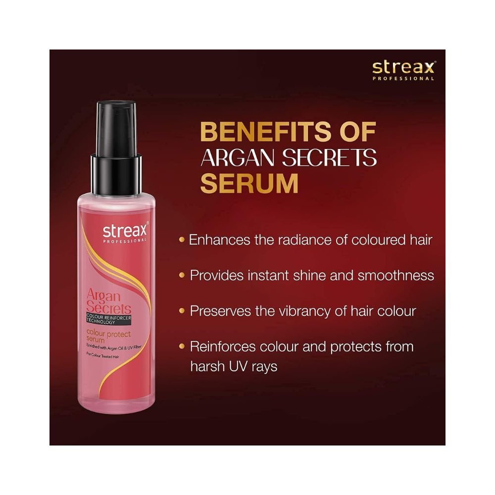 Streax Pro Argan Secret Hair Serum, 55ml Streax Pro Argan Secret Hair Serum, 55ml