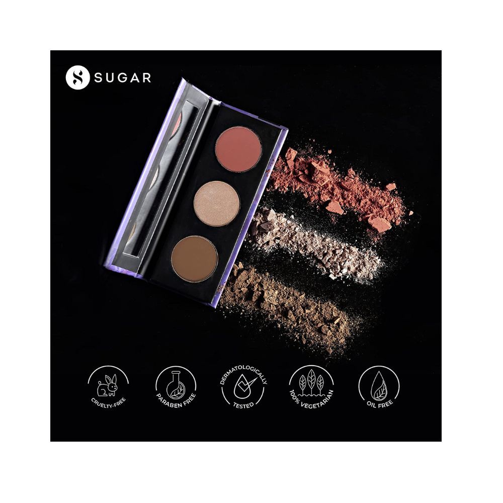 SUGAR Cosmetics - Contour De Force - Face Palette with Lightweight Blush